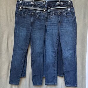 Amazon Essentials Lot of 4 Size 0 Short Dark Blue Denim Women's Jeans